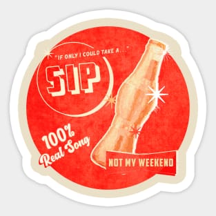 "Sip" Sticker